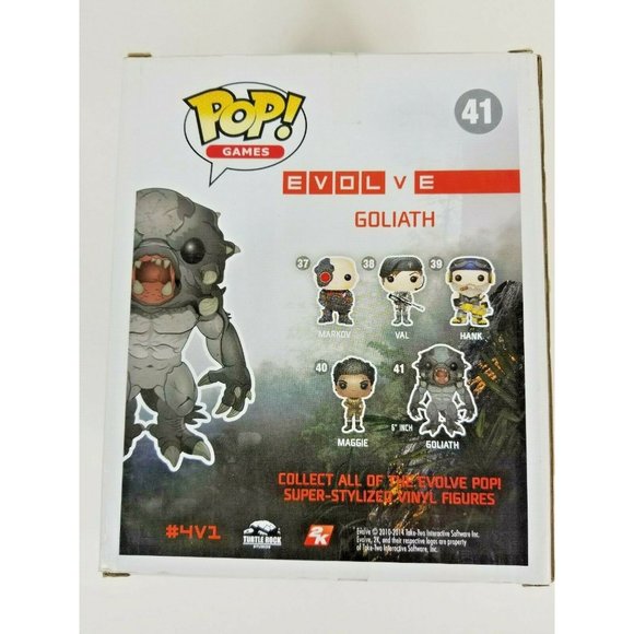 Funko Pop Evolve 41 Goliath Vinyl Bobble Head Pop Games 6" Large Figure New - Picture 2 of 12